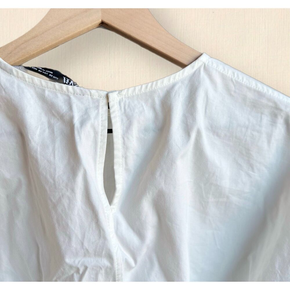 Zara Cotton Drawstring Ruched Top - Picture 6 of 8